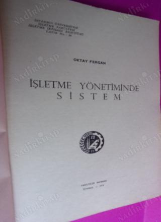 İŞLETME YÖNETİMİNDE SİSTEM