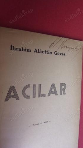 ACILAR (NAZIM- NESİR)