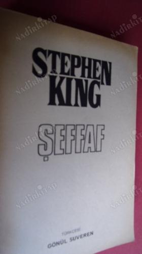 ŞEFFAF / İLK BASKI