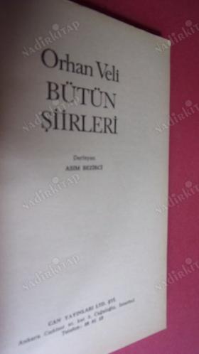 Orhan Veli Bütün şiirleri ORHAN VELİ