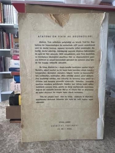 ATATÜRK'ÜN FİKİR VE DÜŞÜNCELERİ