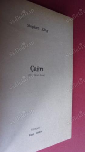 ÇAĞRI -İLK BASIM .
