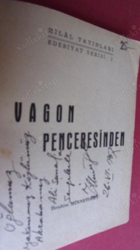 VAGON PENCERESİNDEN -İMZALI -