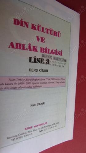 DİN KÜLTÜRÜ VE AHLAK BİLGİSİ Lise 3
