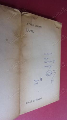 DUVAR - imzalı ithaflı