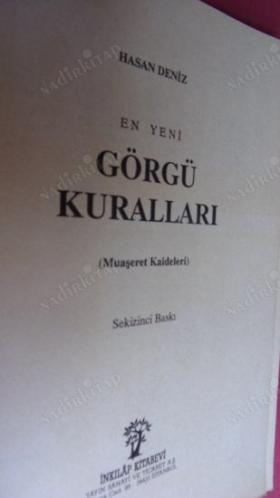 EN YENİ GÖRGÜ KURALLARI