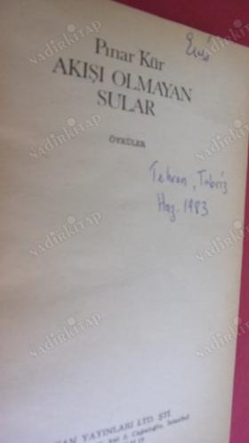 AKIŞI OLMAYAN SULAR