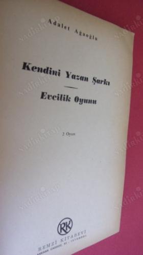 KENDİNİ YAZAN ŞARKI - EVCİLİK OYUNU . ( 3 oyun )