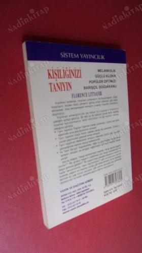KİŞİLİĞİNİZİ TANIYIN 'ilk basım'