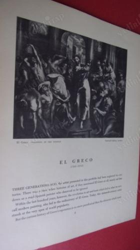 EL-GRECO..( 9 Adet. renkli resim . ve siyah beyaz resimler mevcut )