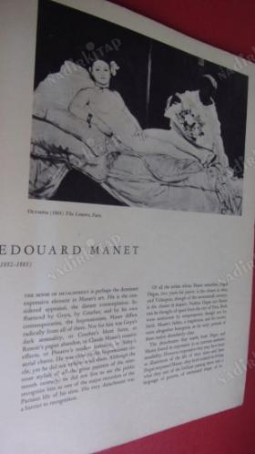 EDOUARD MANET ( 7 adet renkli resim . ve Siyah beyaz resimler mevcut )