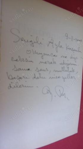 TİYATRONUN CADISI (İTHAFLI İMZALI)