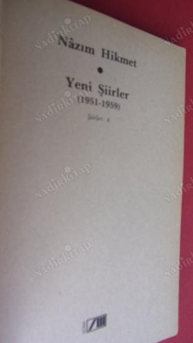 NAZIM HİKMET - YENİ ŞİİRLER (1951-1959) / ŞİİRLER 6