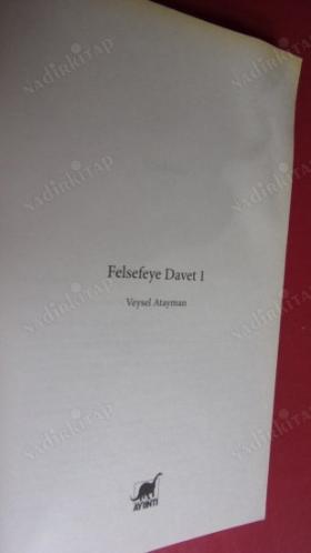 FELSEFEYE DAVET 1 - ANTİK FELSEFE.