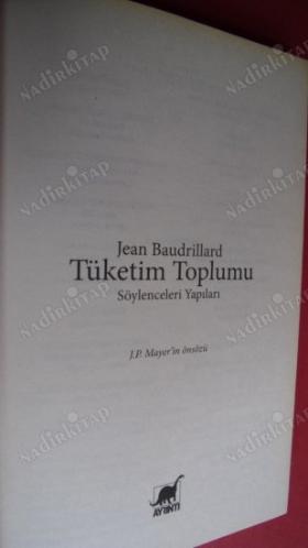 TÜKETİM TOPLUMU