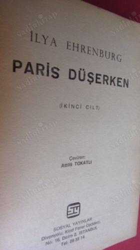 PARİS DÜŞERKEN- CİLT-2.
