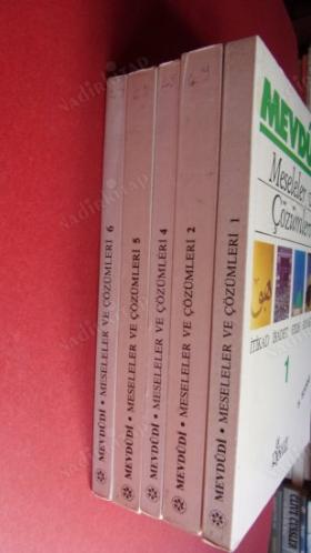 MEVDUDİ MESELELER VE ÇÖZÜMLERİ ( CİLT-1-2-4-5-6- ) (5 adet kitap 3 cilt yok )