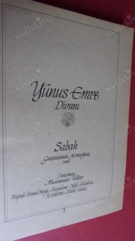 YUNUS EMRE DİVANI