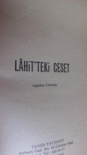 LAHİTTEKİ CESET
