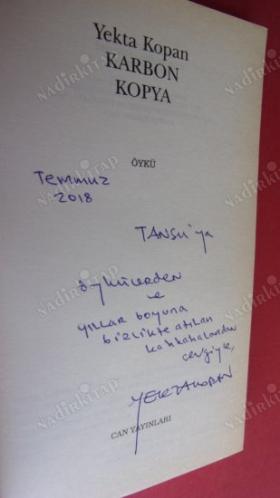 KARBON KOPYA ÖYKÜ- İMZALI.