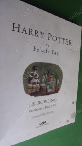 HARRY POTTER VE FELSEFE TAŞI * resimleyen. JIM KAY (BÜYÜK BOY, RESİMLİ ÖZEL BASKI, CİLTLİ, ŞÖMİZLİ)