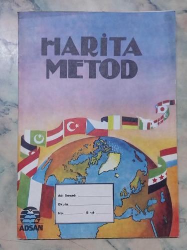 1980 LER ESKİ HARİTA VE METOD KARELİ OKUL DEFTERİ 60 YAPRAK 20×28cm  ESKİ KIRTASİYE DEPO MALI KIRTASİYE KOLEKSİYONU YAPANLAR İÇİN KOLEKSİYONLUK ÜRUN HALİYLE