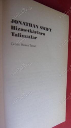 HİZMETKARLARA TALİMATLAR