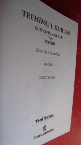 TEFHİMU'L KUR'AN KURAN'IN ANLAMI VE TEFSİRİ // CİLT--4