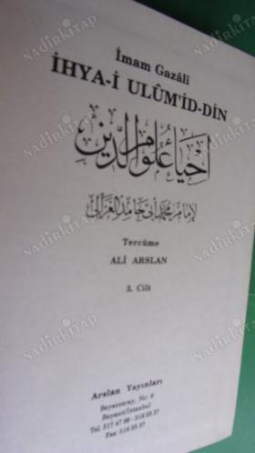 İHYA-İ ULUM-İD-DİN -- CİLT-3