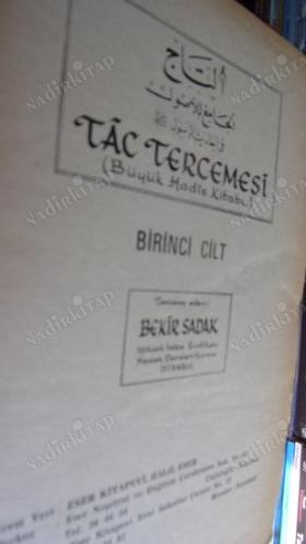 TAC TERCEMESİ BÜYÜK HADİS KİTABI // CİLT-1-2-3-4-