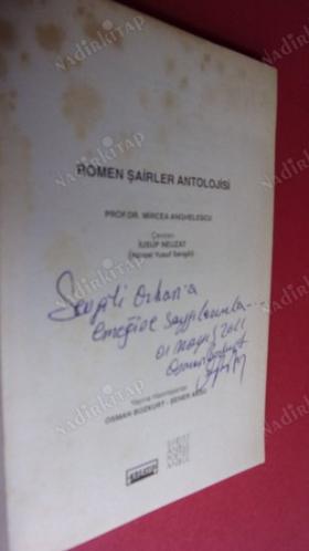 ROMEN ŞAİRLER ANTOLOJİSİ -- İMZALI --