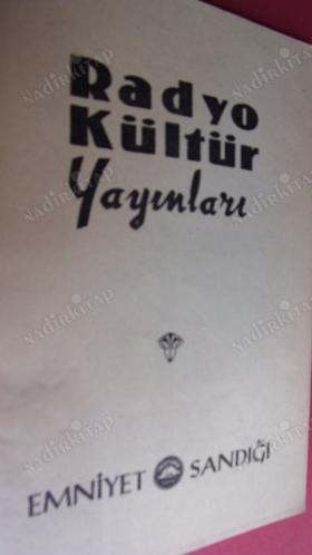 RADYO KÜLTÜR YAYINLARI - 1960 - EMNİYET SANDIĞI