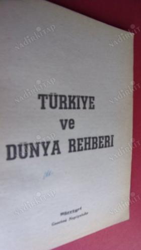 TÜRKİYE VE DÜNYA REHBERİ