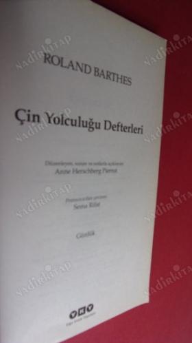 ÇİN YOLCULUĞU DEFTERLERİ - (GÜNLÜK)