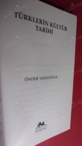 TÜRKLERİN KÜLTÜR TARİHİ