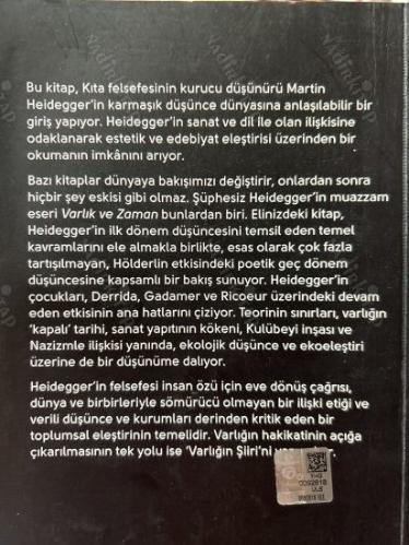 Varlığın Şiiri - Heidegger'i Anlamak