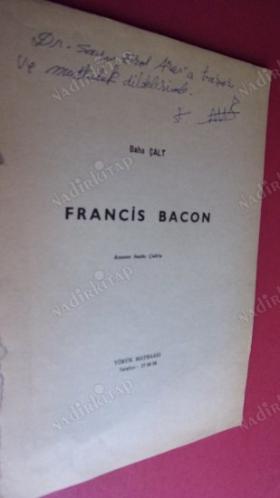 Francis Bacon İMZALI İTHAFLI
