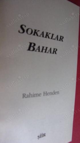SOKAKLAR BAHAR ŞİİR