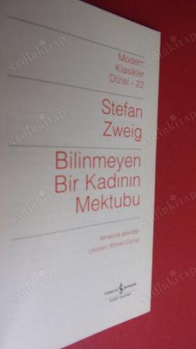 BİLİNMEYEN BİR KADININ MEKTUBU, (ayraclı )