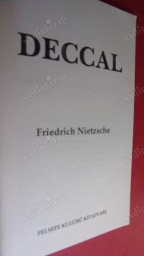 DECCAL FRİEDRİCH NİETZSCHE