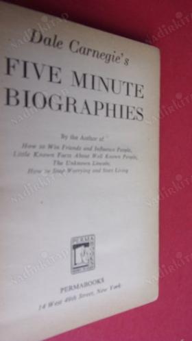 Five Minute Biographies