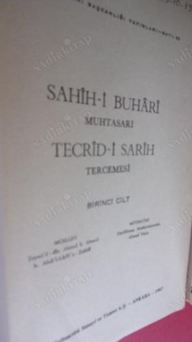 SAHÎH-İ BUHÂRÎ MUHTASARI TECRİD-İ SARÎH TERCEMESİ VE ŞERPİ- CİLT-1-2-3-4-5-6-7-8-9-10-11-12- TAKIM.13.cu. kılavuzu.