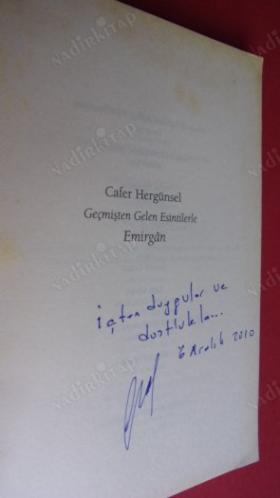 Geçmişten Gelen Esintilerle EMİRGÂN- İMZALI ..(orjinal imza )