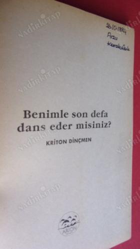 BENİMLE SON DEFA DANS EDER MİSİNİZ?