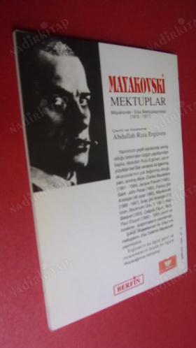 MAYAKOVSKİ MEKTUPLAR-mayakovski elsa mektuplaşmaları 1915-1917