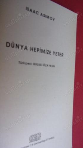 DÜNYA HEPİMİZE YETER