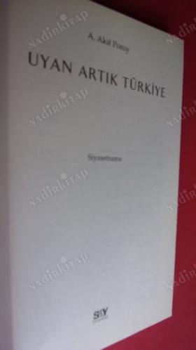 UYAN ARTIK TÜRKİYE SİYASETNAME