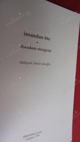 İNSANDAN ÖTE