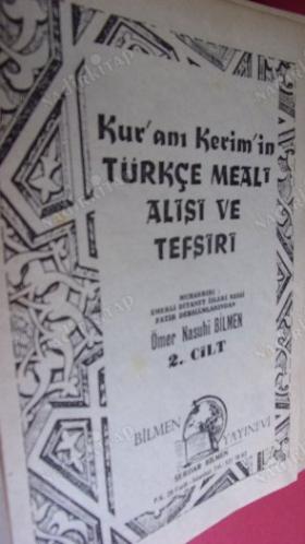KUR'ANI KERİM'İN TÜRKÇE MEALİ ALİSİ VE TEFSİRİ -CİLT-2