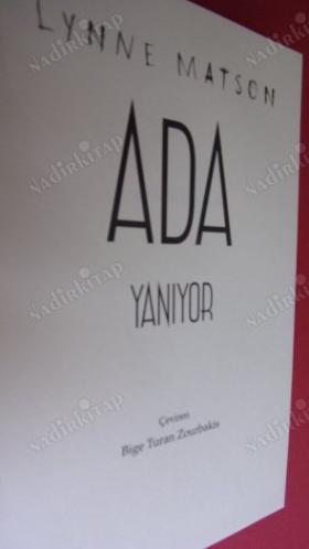 ADA SERİSİ- 1- ADA- 2 ADA YANIYOR- 3 ADA SIRLAR ÇÖZÜLÜYOR- ( 3.kitap )